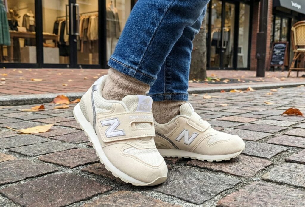 Newbalance IZ996を履いている様子