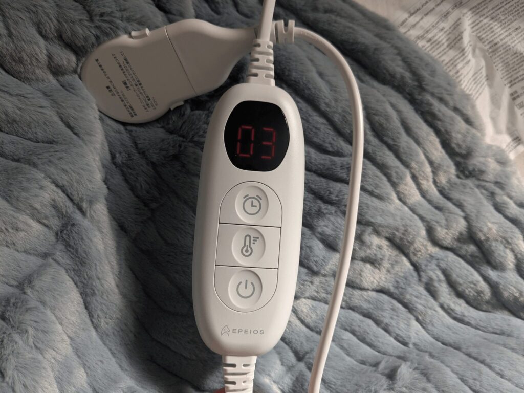 エペイオスの電気毛布napsを実際にレビュー!