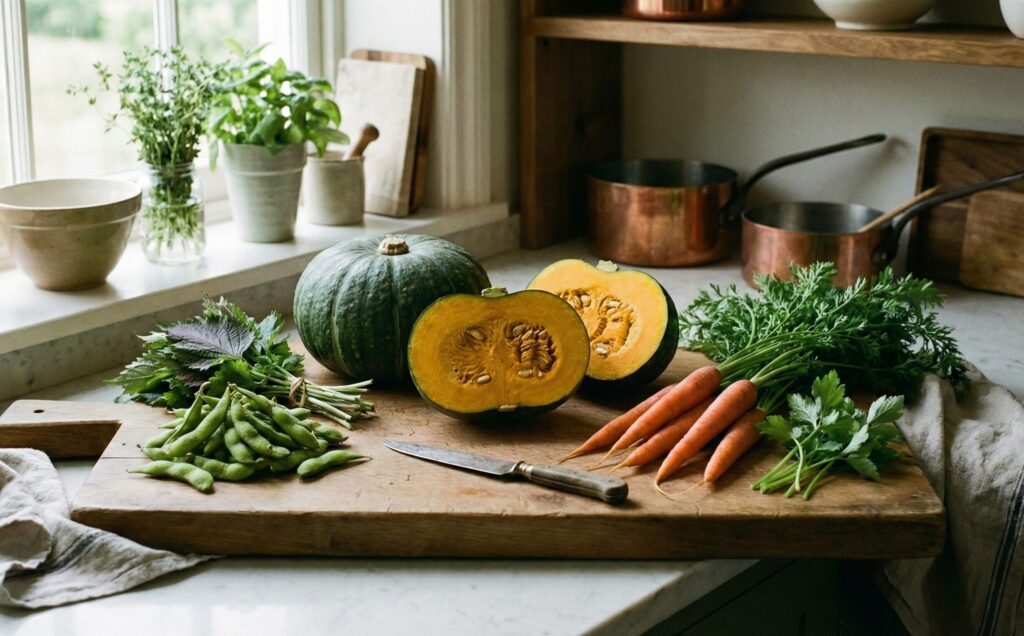 旬の野菜を使うことが最大の調味料になる